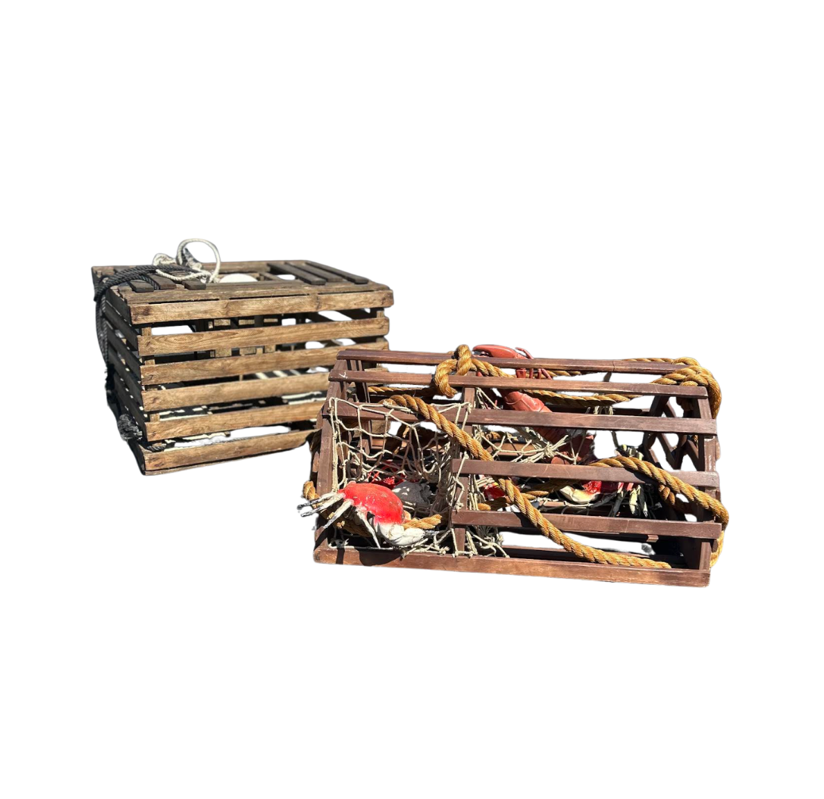 Decorative Lobster Pots (Set of 2)